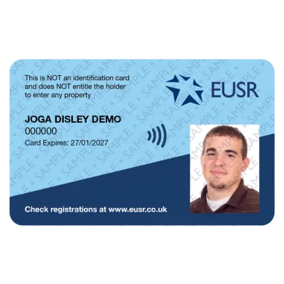 EUSR National Water Hygiene (Blue Card) – Complete Online Today