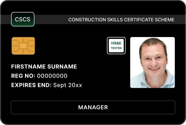 NVQ Level 6 Construction Site Management- Black Card
